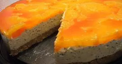 Varškės pyragas su apelsinais