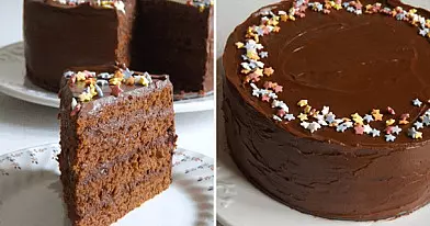 Šokoladinis grietininis tortas | Receptas