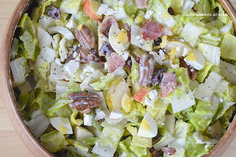 Salotos (Harvest Cobb Salad) - arba tiesiog super skanios salotos!