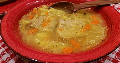 Raugintų kopūstų sriuba su šonine