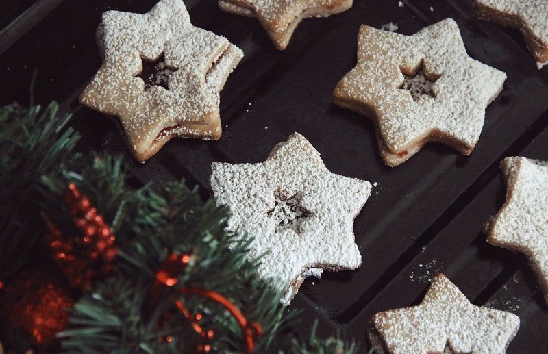 Šventinės žvaiždutės - sausainiai