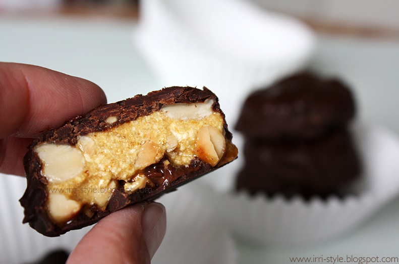 Naminiai Snickers saldainiai - skanaujame sveikiau (vos 4 ingredientai)