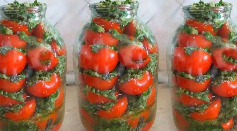 Pikantiški korėjietiški pomidorai – pats geriausias receptas