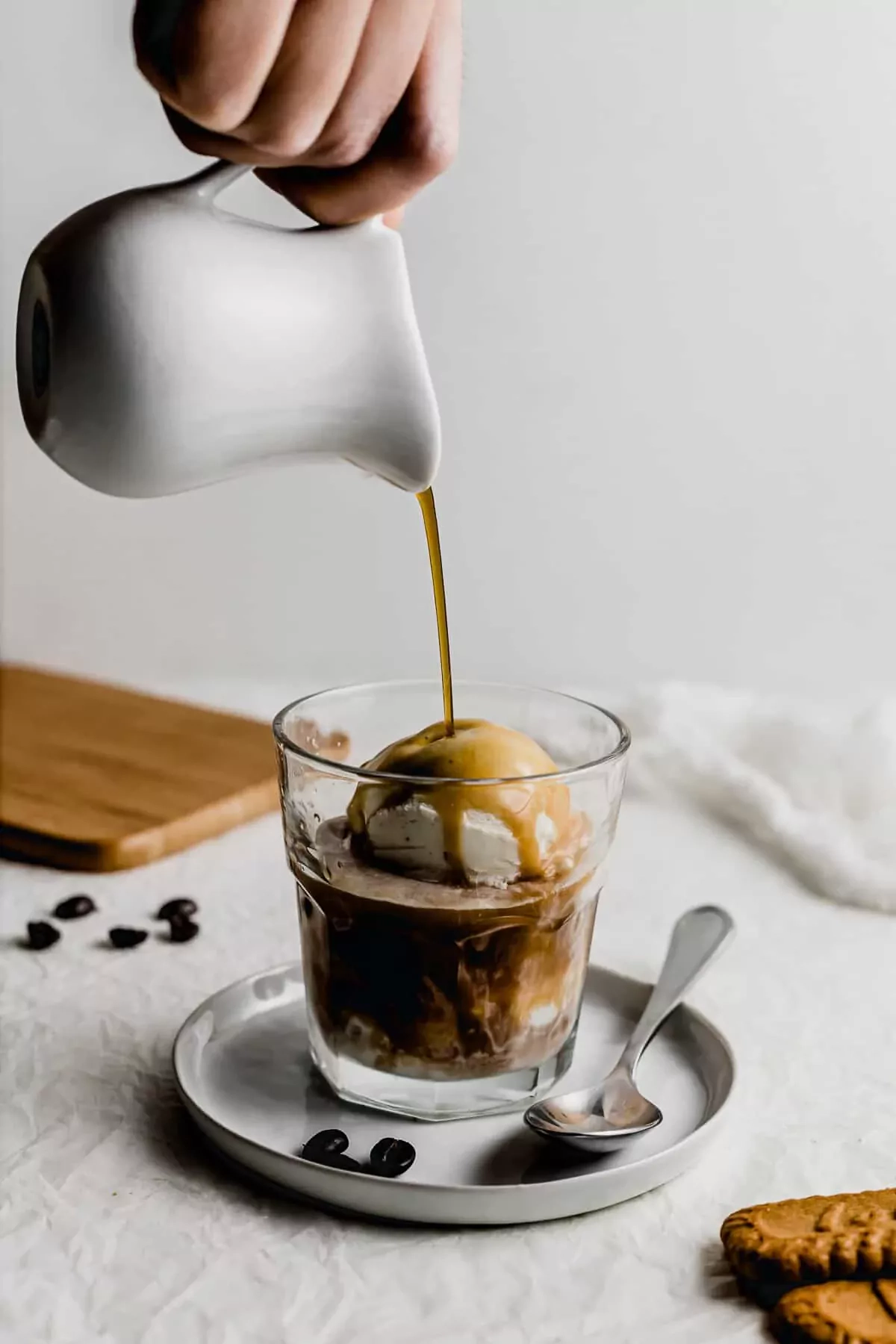 Italian Affogato Coffee - itališka kava su ledais