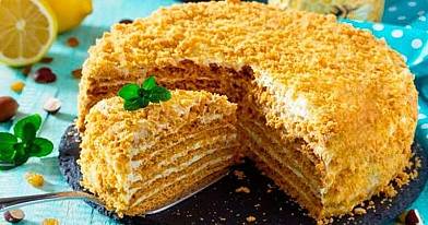 Tortas “Medutis“. Vienas skaniausių naminių tortų. Paprasčiausias ir greičiausias receptas