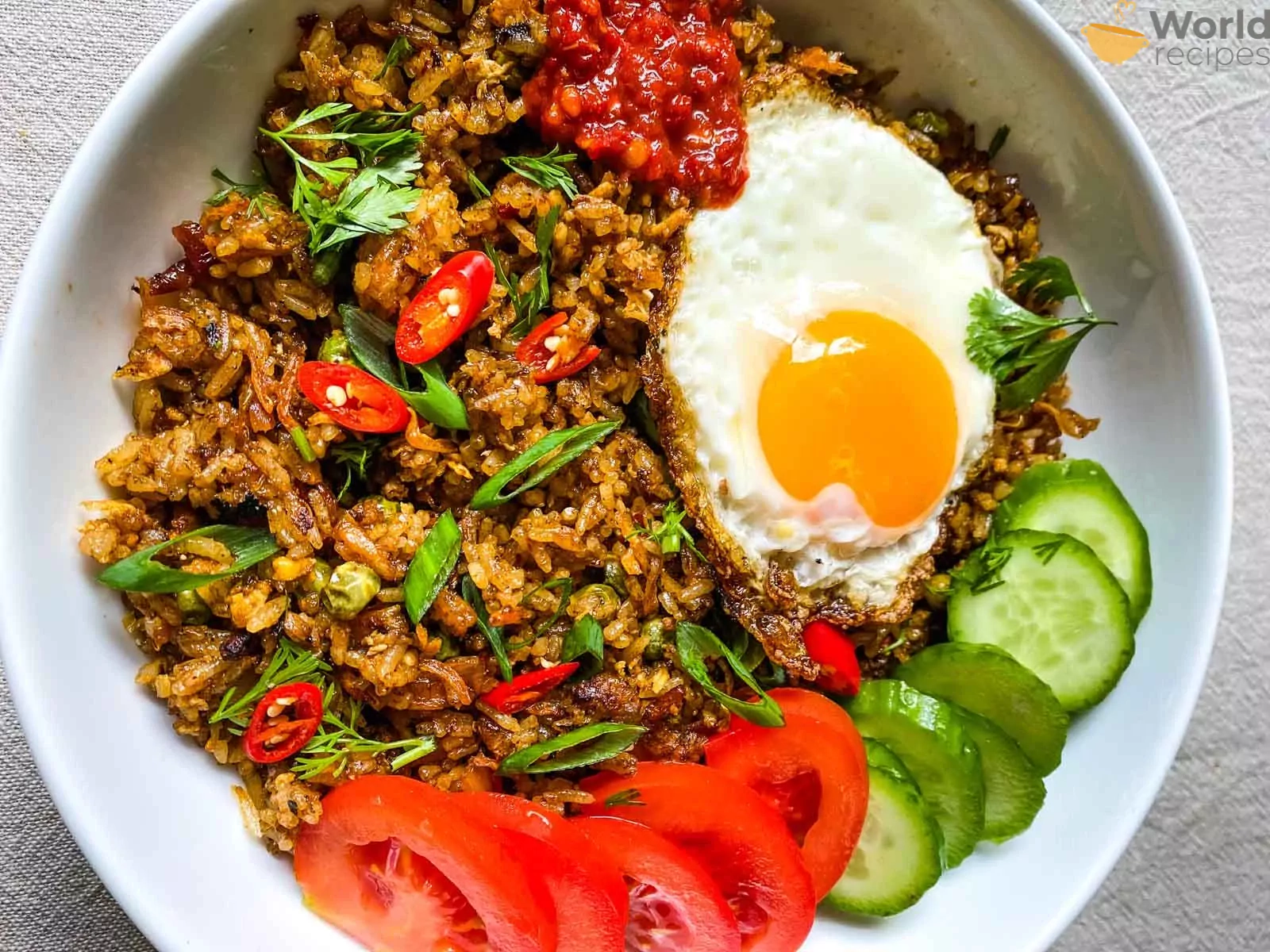 Nasi Goreng receptas - Indonezietiški kepti ryžiai