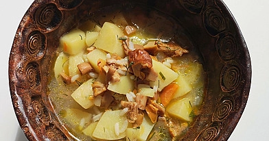 Paprasta ir skani voveraičių sriuba su ryžiais