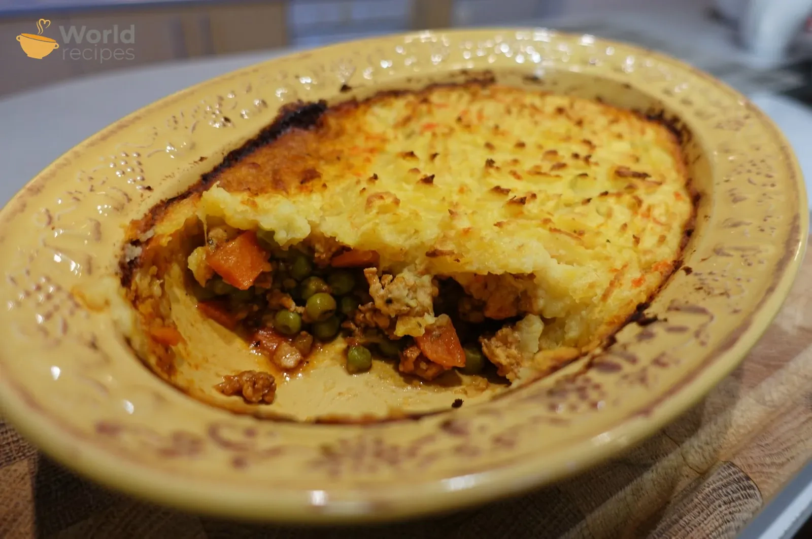 Shepherd pie - Šepardo pyragas su malta mėsa