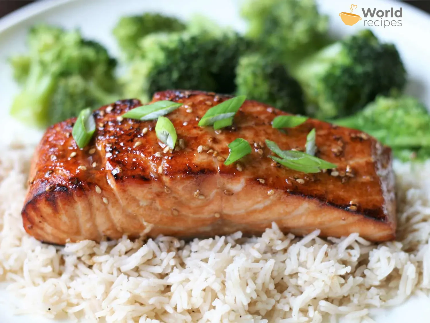 Teriyaki salmon - lašiša terijaki padaže, kepta keptuvėje