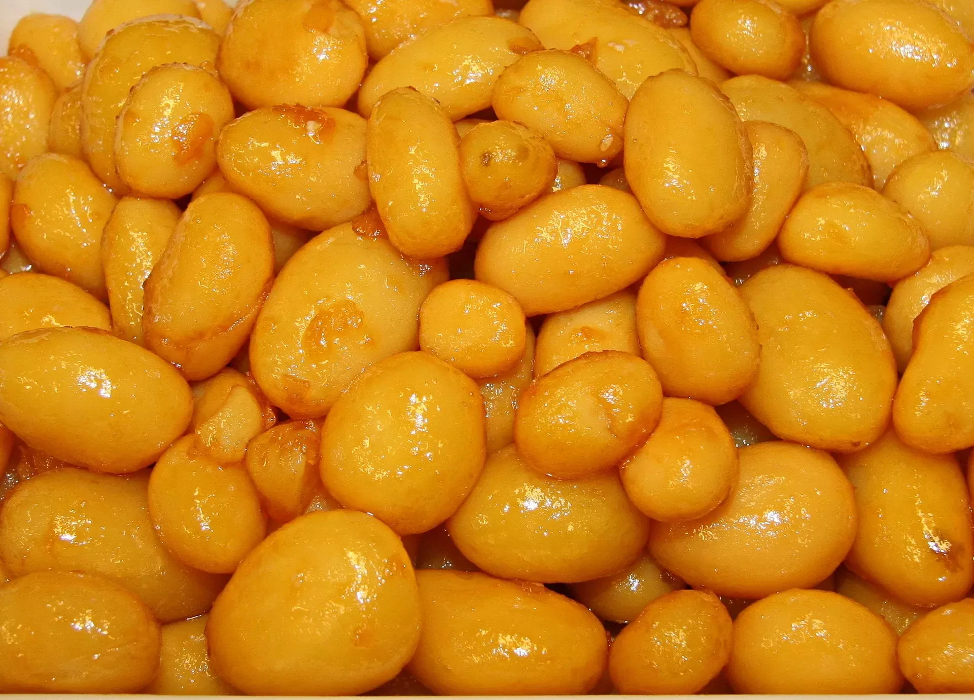 Karamelizuotos bulvės