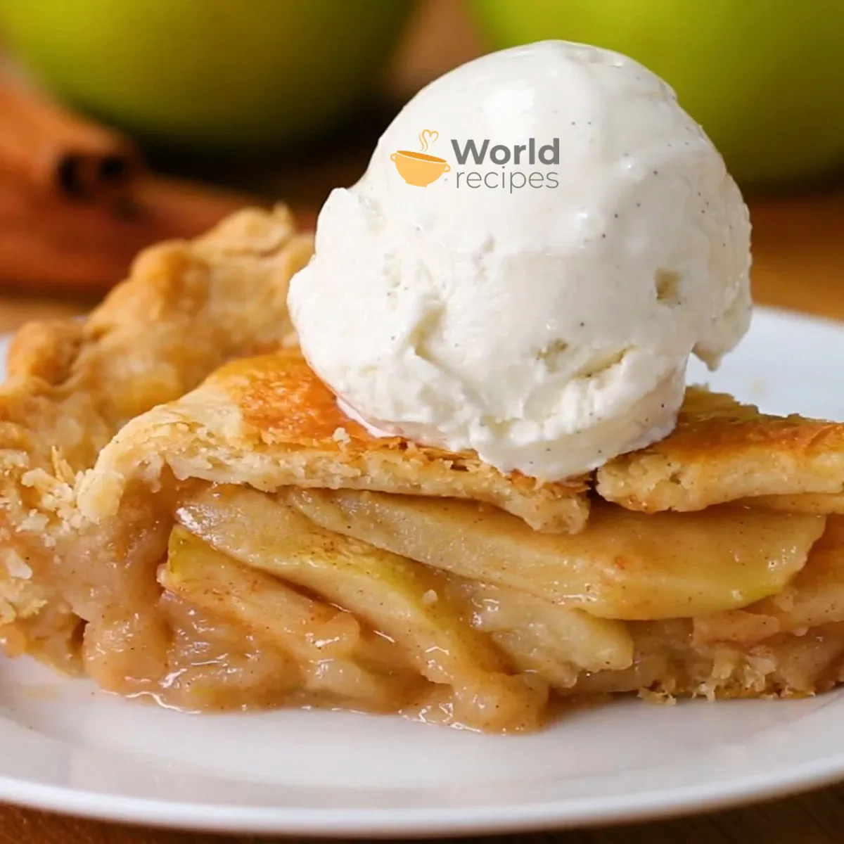 Labai paprastas obuolių pyragas su aliejumi, be sviesto