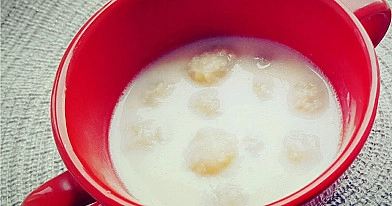 Pieniška bulvinių kukulių sriuba