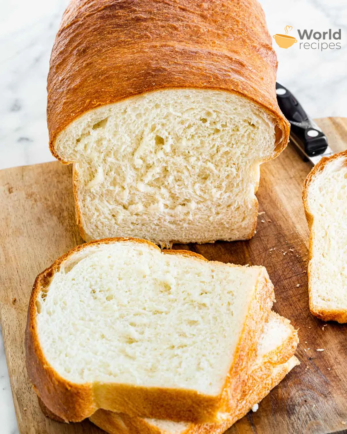 Skaniausia amerikietiška balta sumuštinių duona su sausomis mielėmis