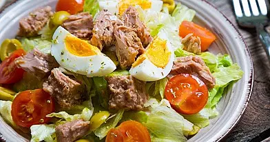 Tuno salotos – per 15 minučių (sveikas receptas)
