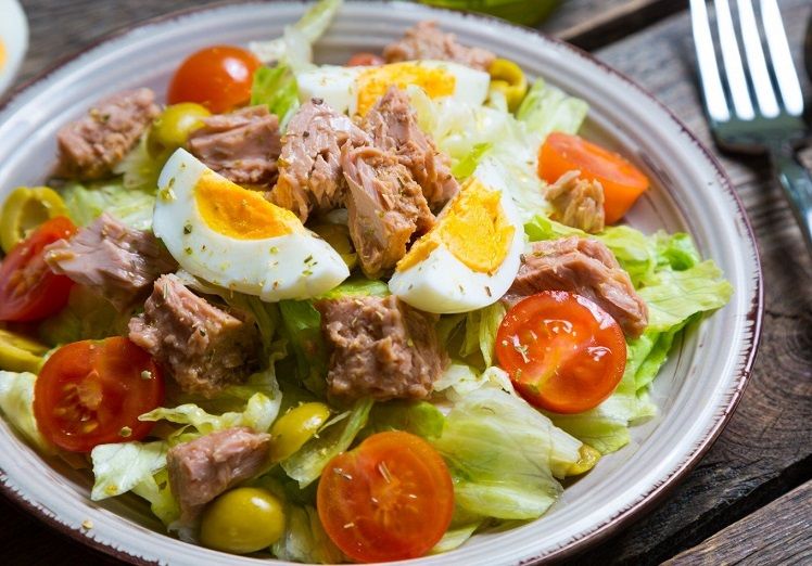 Tuno salotos – per 15 minučių (sveikas receptas)