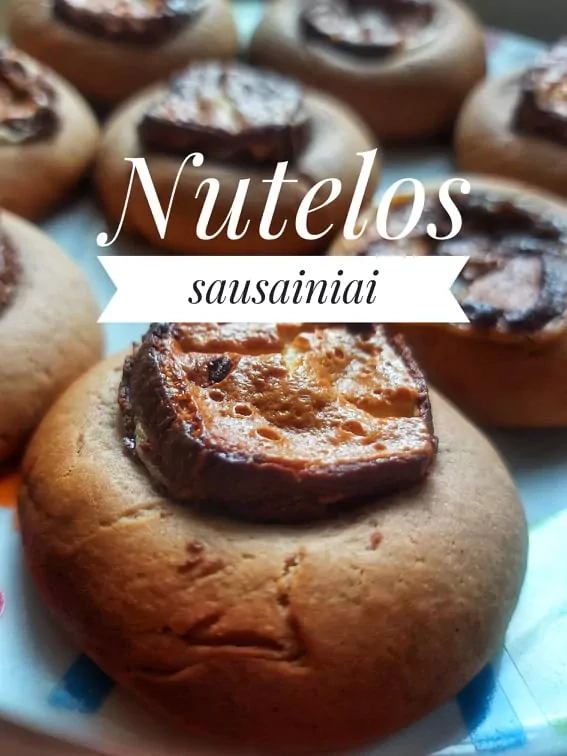 Nutelos sausainiai iš 3 ingredientų