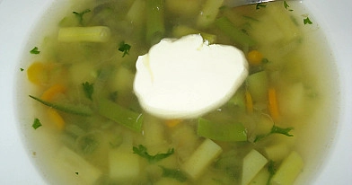 Daržovių sriuba "Vasarėlė"