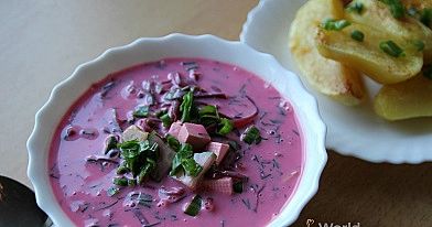 Veganiški šaltibarščiai su tofu ir avokadu