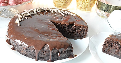 Šokoladinis cukinijų pyragas