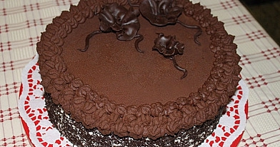 Šokoladinis ganašas - kremas tortams puošti