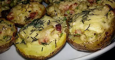 Bulvės su lupena orkaitėje
