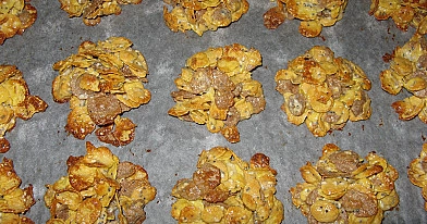 Corn flakes sausainukai (florentinai)