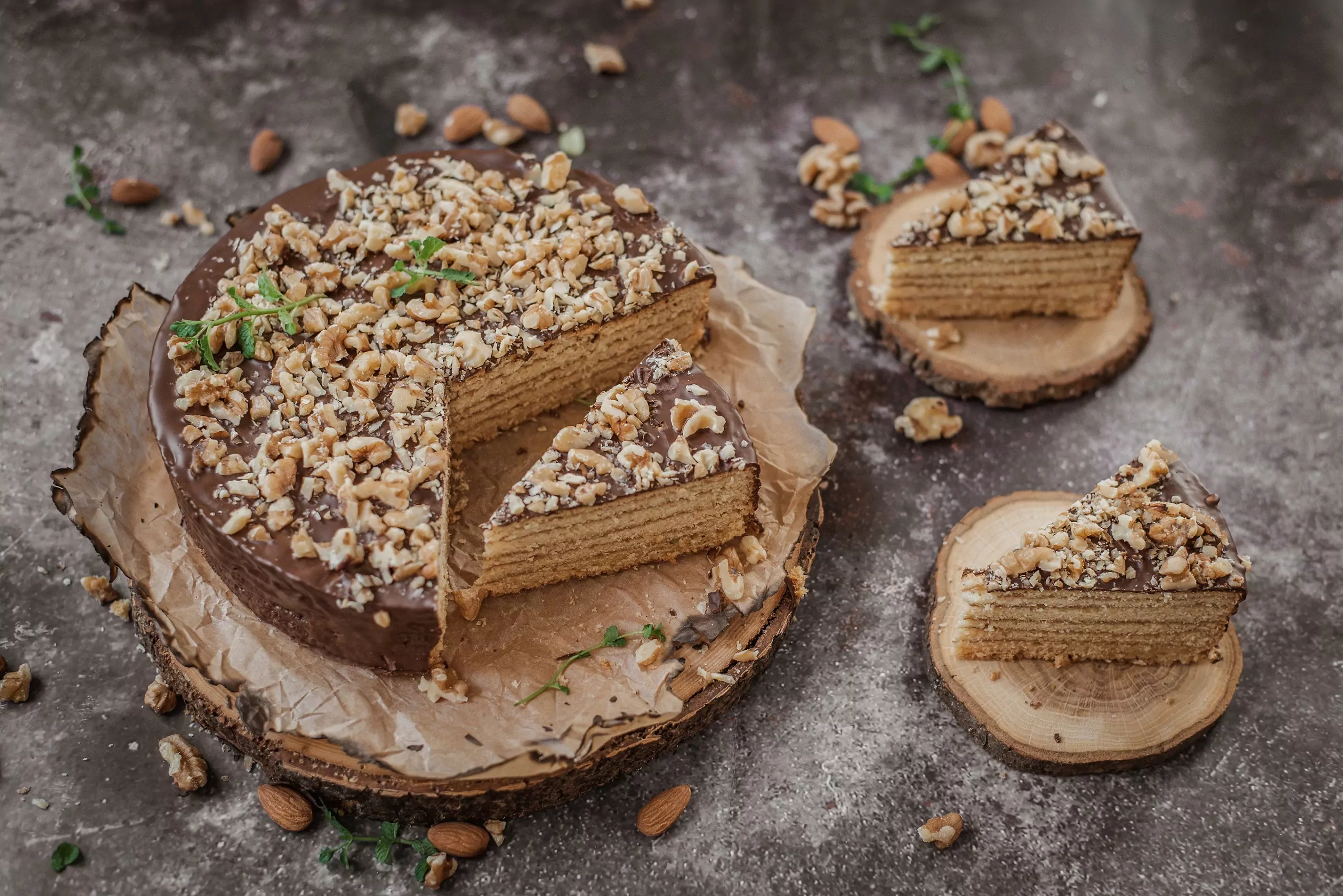 Baumkuchen (bankuchenas) - skaniausias karališkas vokiškas šakotis