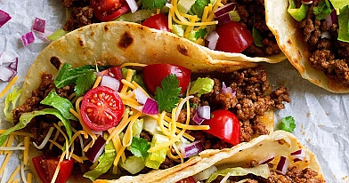 Tacos su faršu - tradicinis meksikietiškas receptas